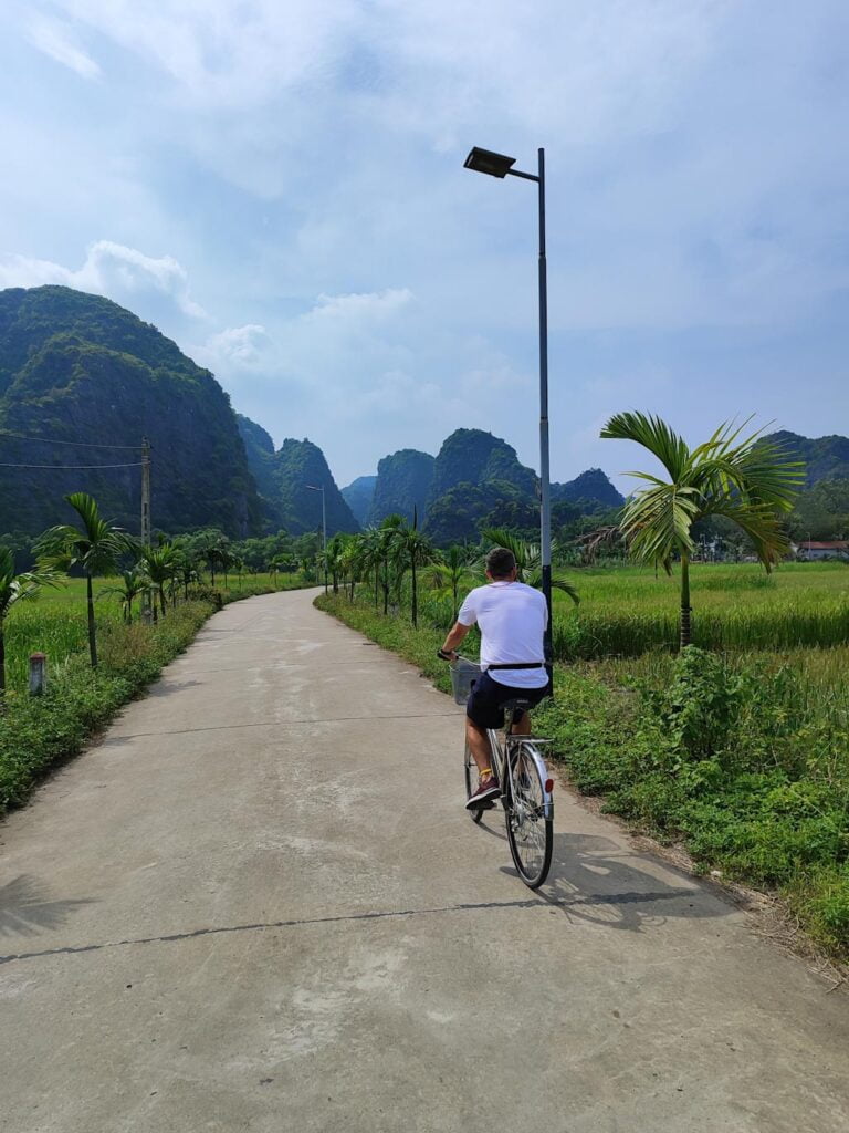 paisaje de Vietnam con montañas y vegetación