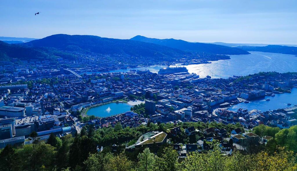Noruega en 7 días: Mirador Floyen, Bergen