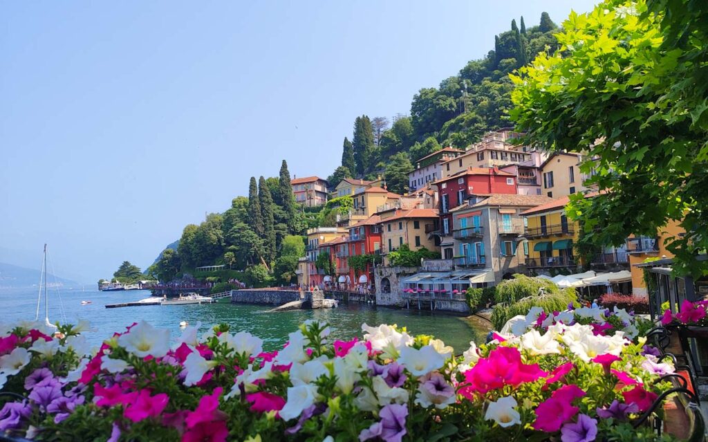 Lago di Como en un día
