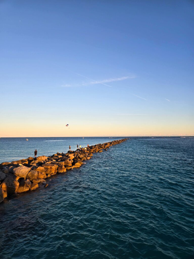 South Pointe Park Miami atardecer muelle
