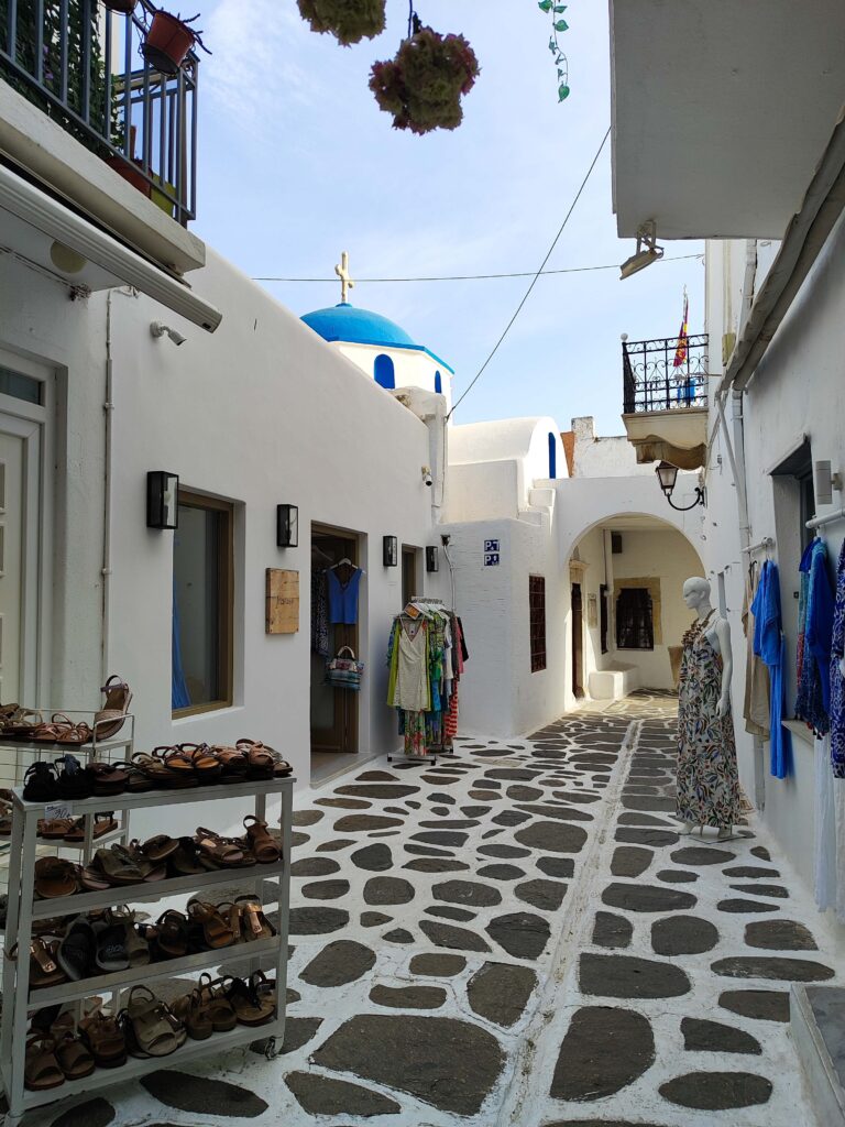 rincones bonitos de la isla de Paros Grecia